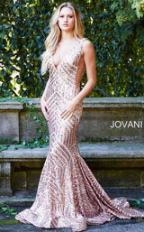 4 of 26 Jovani 59762 Rose Gold