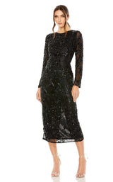 1 of 6 Mac Duggal 5988 Dress Black