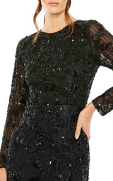 3 of 6 Mac Duggal 5988 Dress Black