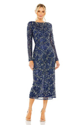 2 of 6 Mac Duggal 5988 Dress Midnight