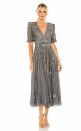 2 of 6 Mac Duggal 5995 Dress Pewter