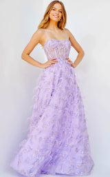 1 of 2 Jovani 24078 Lilac