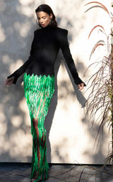 2 of 4 Jean-Louis Sabaji 60032 Green-Black