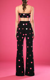 3 of 4 Jean Louis Sabaji 600542600542A600542B Pant Suit Black-Pink