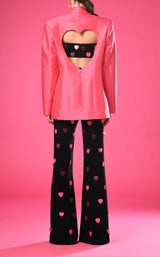 4 of 4 Jean Louis Sabaji 600542600542A600542B Pant Suit Black-Pink