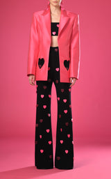1 of 4 Jean Louis Sabaji 600542600542A600542B Pant Suit Black-Pink