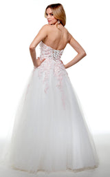 3 of 4 Alyce 61007 Diamond-White-Pink