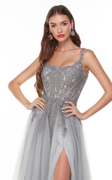 6 of 8 Alyce 61071 Gunmetal-Silver-Lake