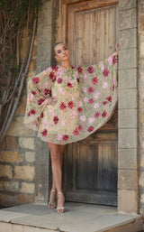 1 of 5 Mac Duggal 6123 Nude-Multi