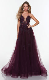 1 of 3 Alyce 61263 Black-Plum