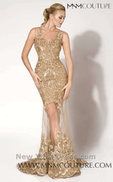 1 of 2 MNM Couture 0614 Gold/Nude