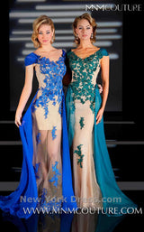 1 of 3 MNM Couture 0616 Nude/Blue