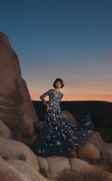 3 of 5 Mac Duggal 6183 Midnight-Multi