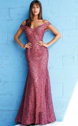 2 of 5 Jovani 62021 Burgundy