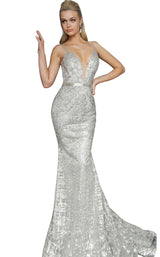 18 of 22 Jovani 62517BG Silver