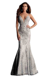 4 of 16 Jovani 62750 Silver