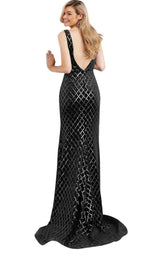 5 of 12 Jovani 63512BG Black