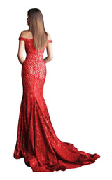 6 of 12 Jovani 64521BG Red