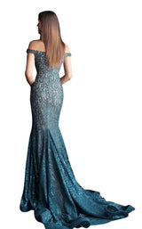 5 of 12 Jovani 64521BG Peacock