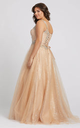 2 of 3 Mac Duggal Fabulouss 65037 Nude/Silver