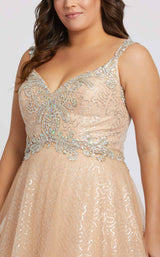 3 of 3 Mac Duggal Fabulouss 65037 Nude/Silver