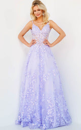 1 of 4 Jovani 63170BG Lilac