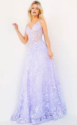 4 of 4 Jovani 63170BG Lilac
