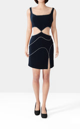 1 of 2 Tarik Ediz 66001 Dress Black