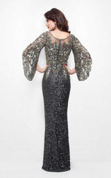 7 of 14 Primavera Couture 1424 Charcoal/Gold