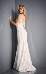 3 of 6 Jovani 66792BG Off White