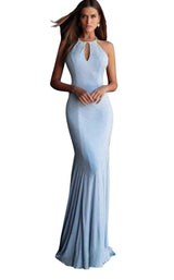 1 of 4 Jovani 67101 Light Blue