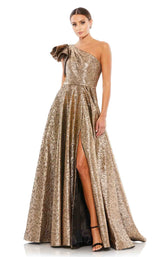 1 of 9 Mac Duggal 67297 Antique-Bronze