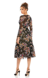 2 of 3 Mac Duggal 67499 Black Multi