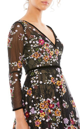 3 of 3 Mac Duggal 67499 Black Multi