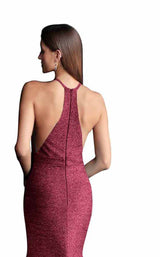 24 of 28 Jovani 67563 Burgundy