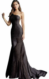 1 of 22 Jovani 67650BG Black Multi