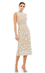 1 of 3 Mac Duggal 67853 Ivory/Nude