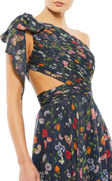 3 of 3 Mac Duggal 67938 Navy Multi