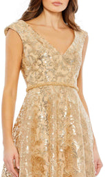 5 of 6 Mac Duggal 68012 Gold