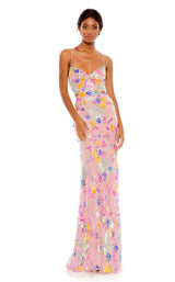 1 of 3 Mac Duggal 68067 Pink Multi