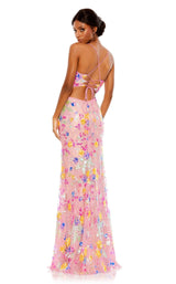 2 of 3 Mac Duggal 68067 Pink Multi