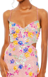 3 of 3 Mac Duggal 68067 Pink Multi