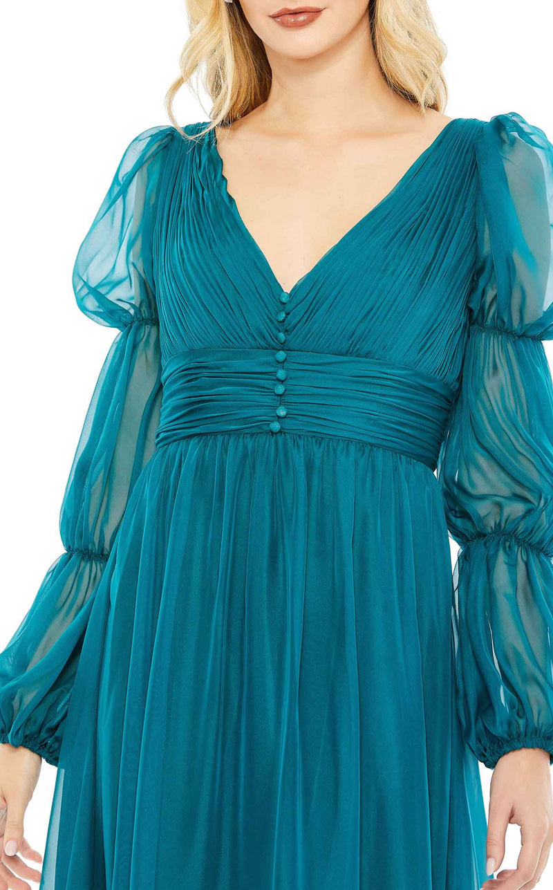 Mac Duggal 68254 Dress Teal