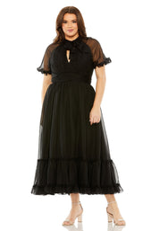 1 of 4 Mac Duggal Fabulouss 68428 Dress Black