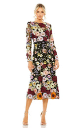 1 of 3 Mac Duggal 68462 Black Multi