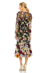 3 of 3 Mac Duggal 68462 Black Multi