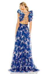 3 of 3 Mac Duggal 68520 Dress Blue-Multi