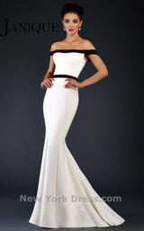4 of 9 Janique C1456 White/Black