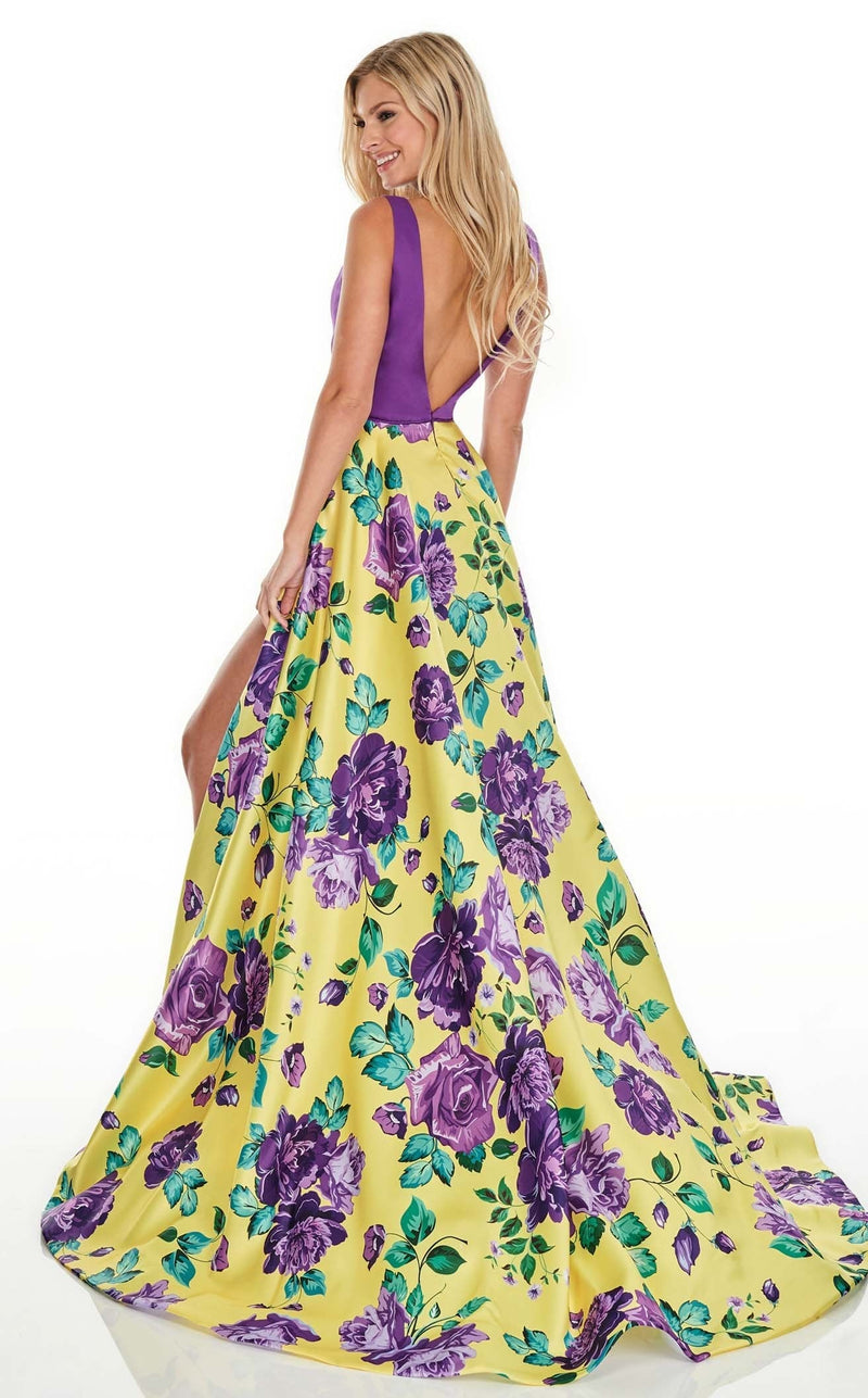 Rachel Allan 7021 Yellow/Purple