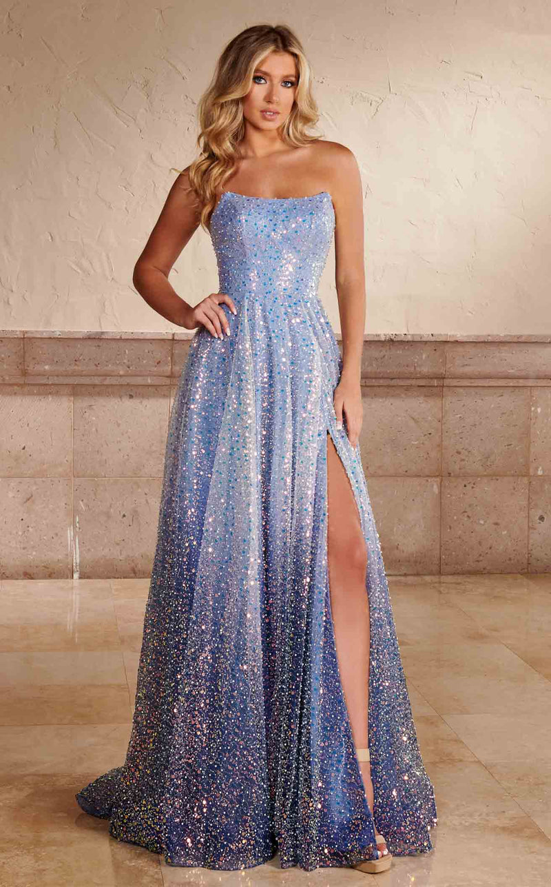 Rachel Allan 70292 Periwinkle Ombre